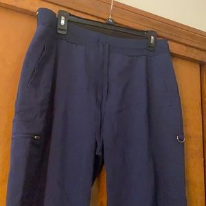 Navy- Greys Anatomy Spandex Scrub Bottoms